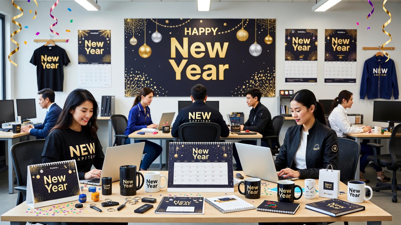 new year custom print